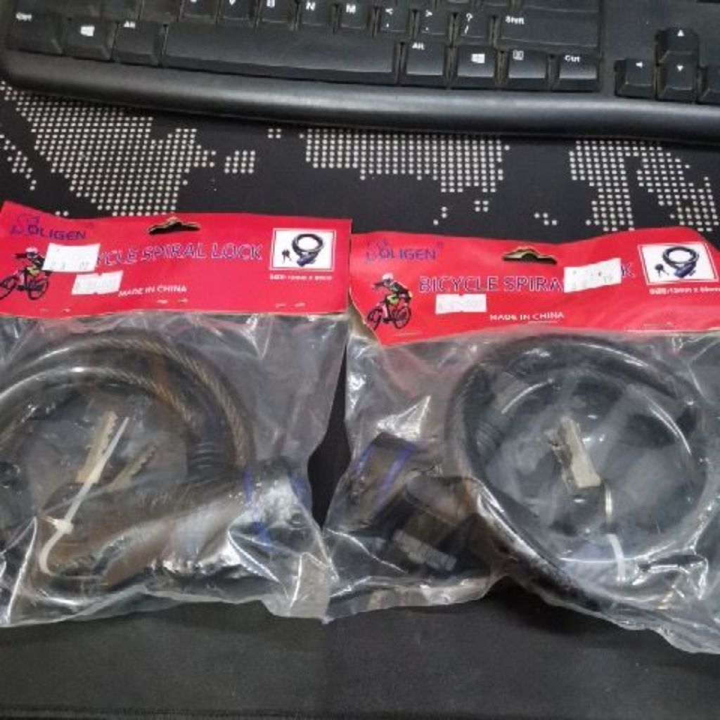 Kunci gembok sepeda anti maling soligen