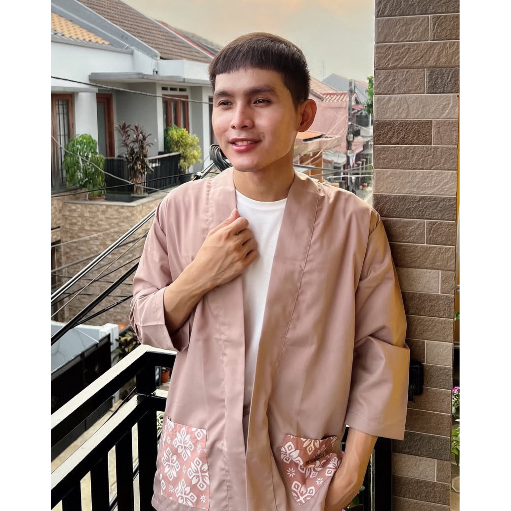 CARDIGAN KIMONO OUTER PRIA TERLARIS BATIK