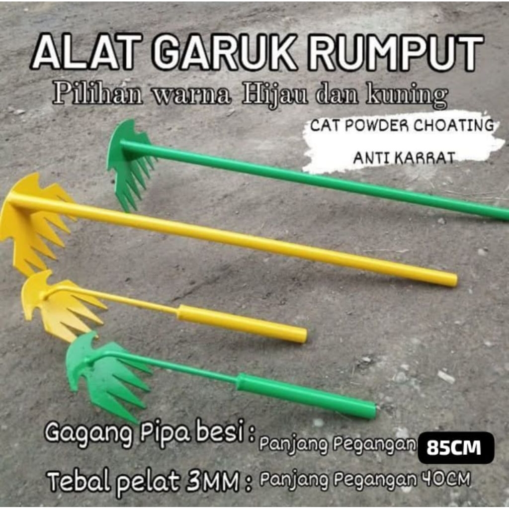 ALAT GARUK RUMPUT/CANGKUL RUMPUT SAWAH