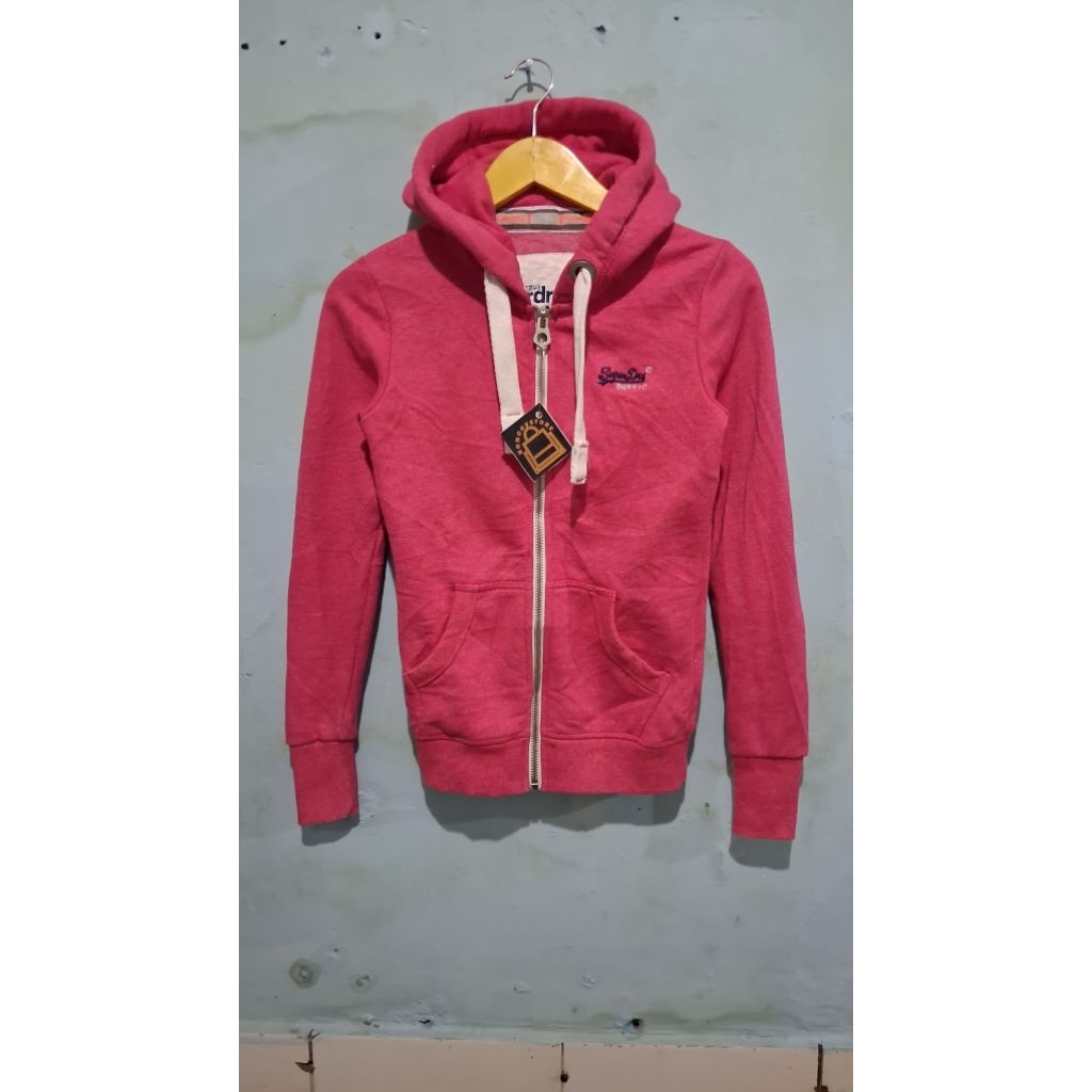 super dry zipp hoodie XS