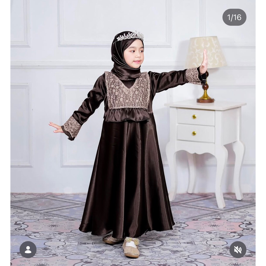 PRELOVED MAZAYA DRESS SHANUM HIJAB