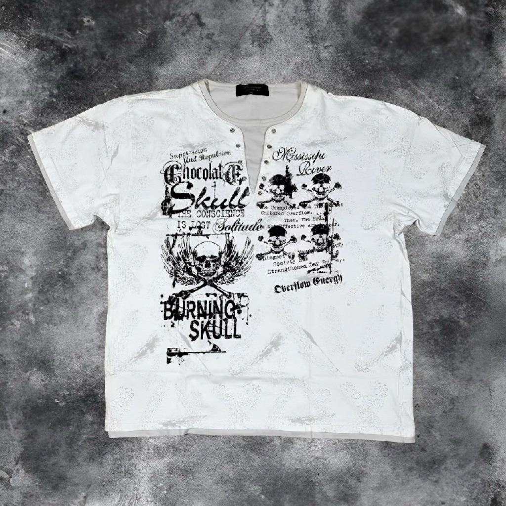 tshirt poem beaumere burning skull, y2k, scene, graphic, grunge, gothic, alt