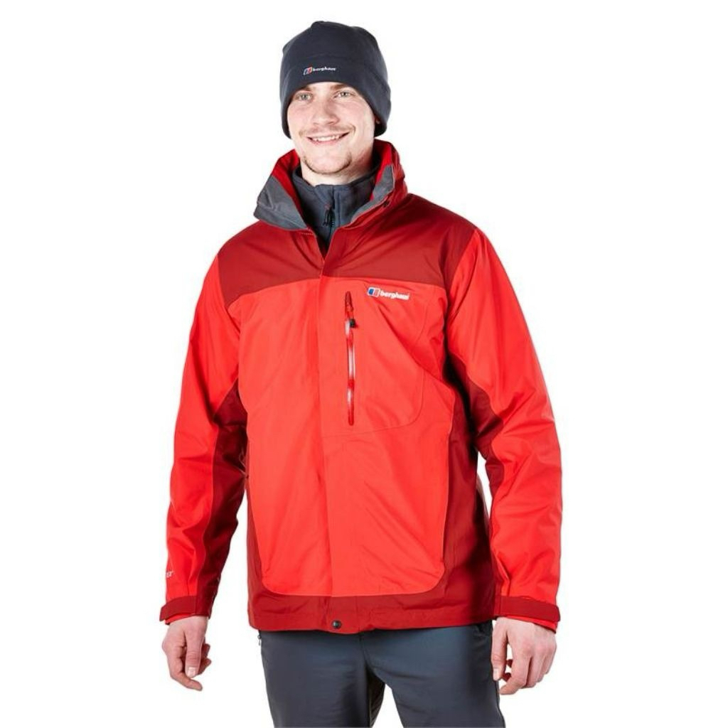 Jaket Waterproof Berghaus Men Arran Goretex Shell Jacket Big Size