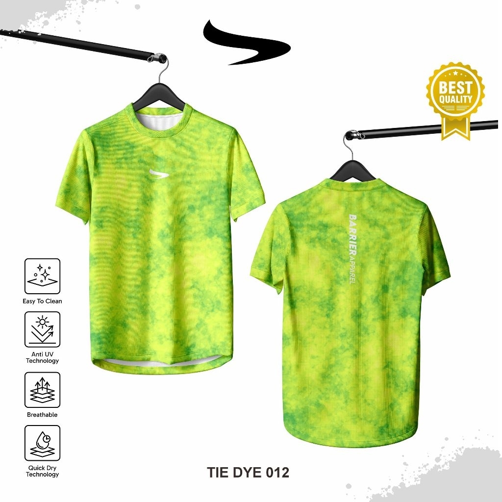 KAOS JERSEY TIE DYE - JERSEY RUNNING PRIA & WANITA - JERSEY RUNNING TIE DYE