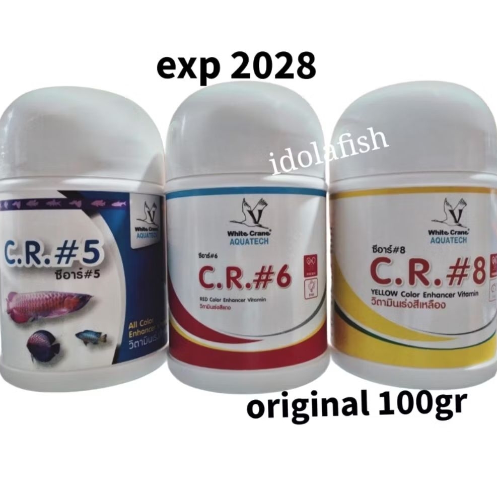 cr5 cr6 cr8 color rich 100 gr  vitamin pewarna arwana diskes.louhan