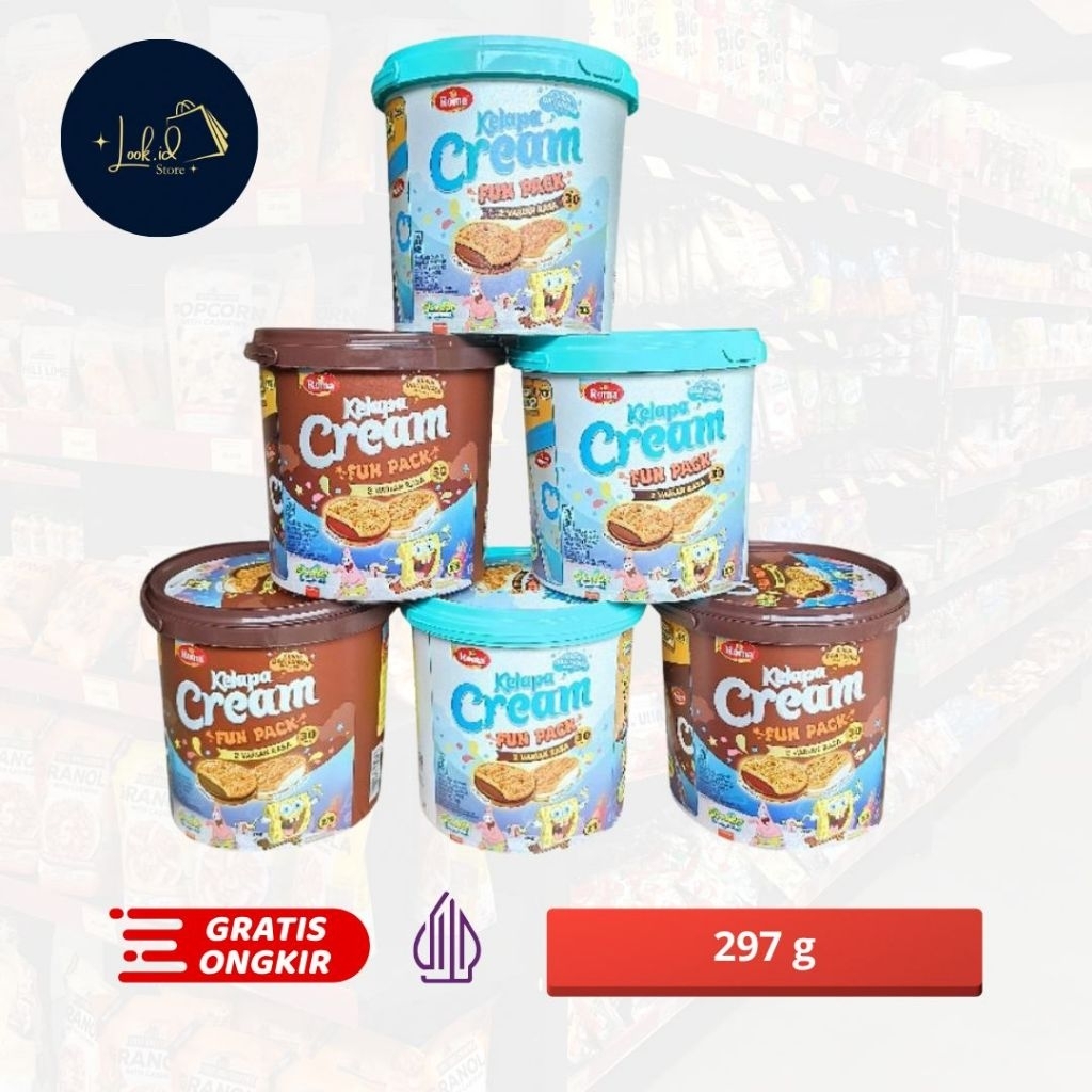 Roma Kelapa Cream coklat fun pack 297 gr