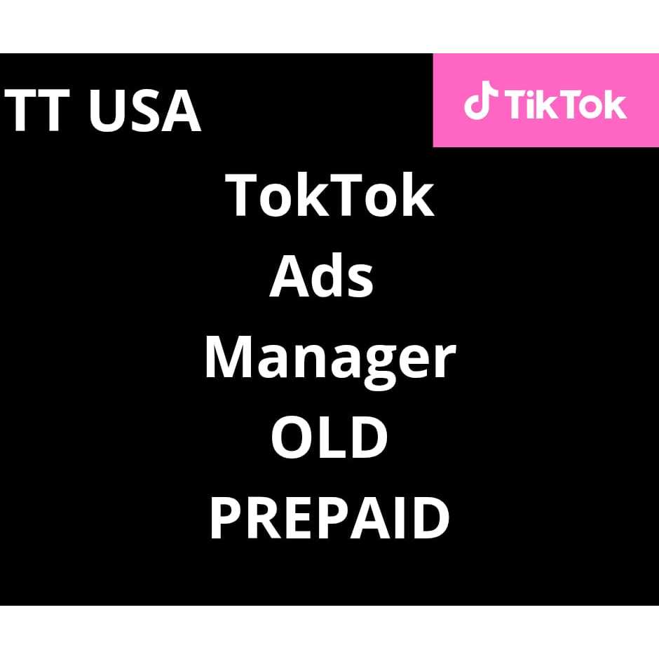 PRODUCK AKUN Tiktok Ads Manager Account