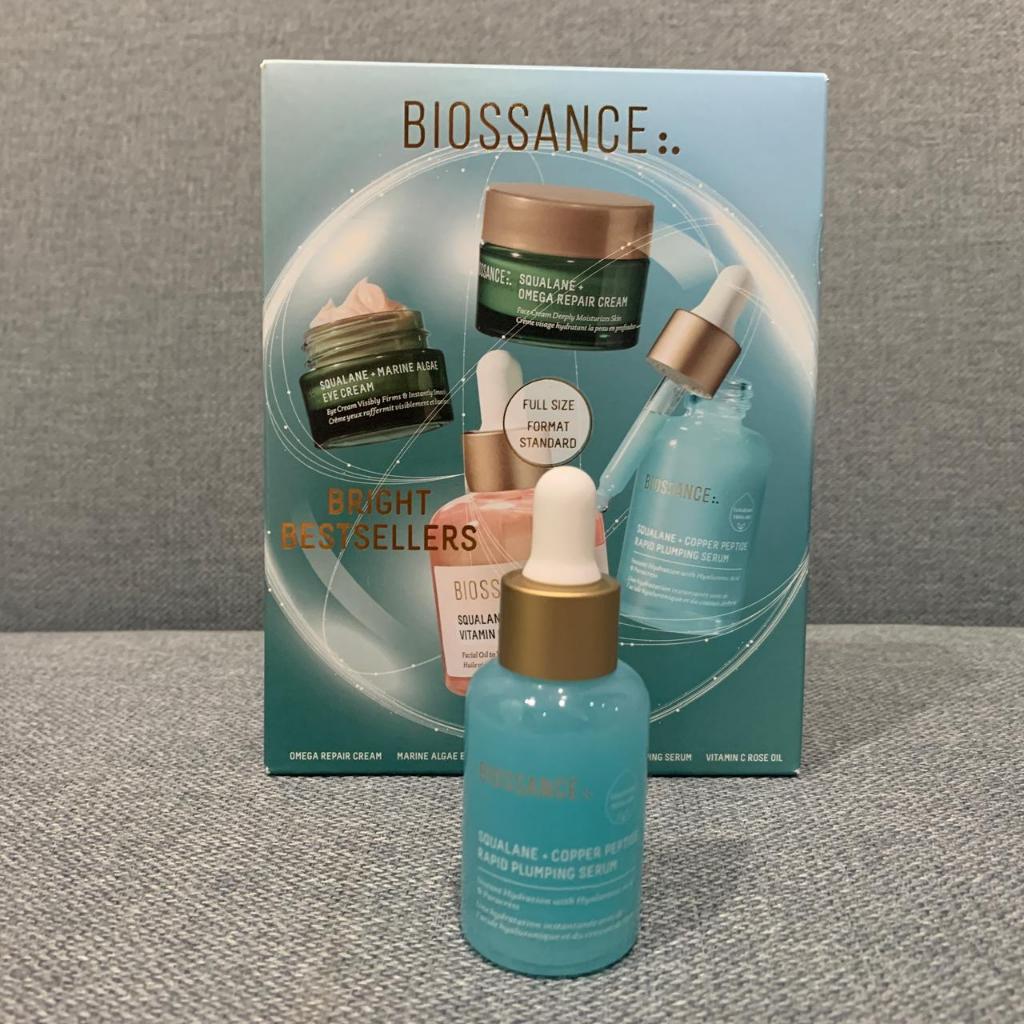 BIOSSANCE Squalane + Copper Peptide Rapid Plumping Serum