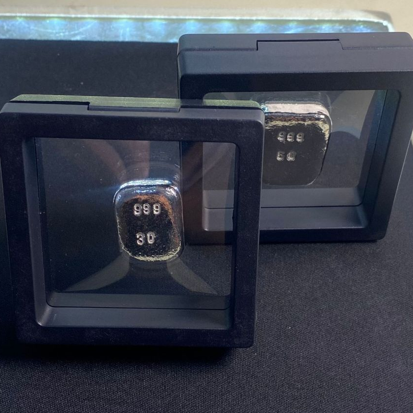 PERAK 999% BATANGAN COCOK UNTUK CAMPURAN EMAS & INVESTASI HADIAH EKSLUSIF BISA CUSTOM NAMA