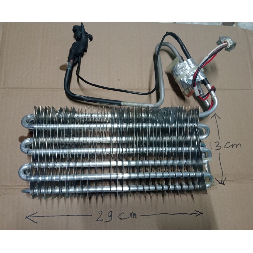 evaporator kulkas AQUA dua pintu original copotan