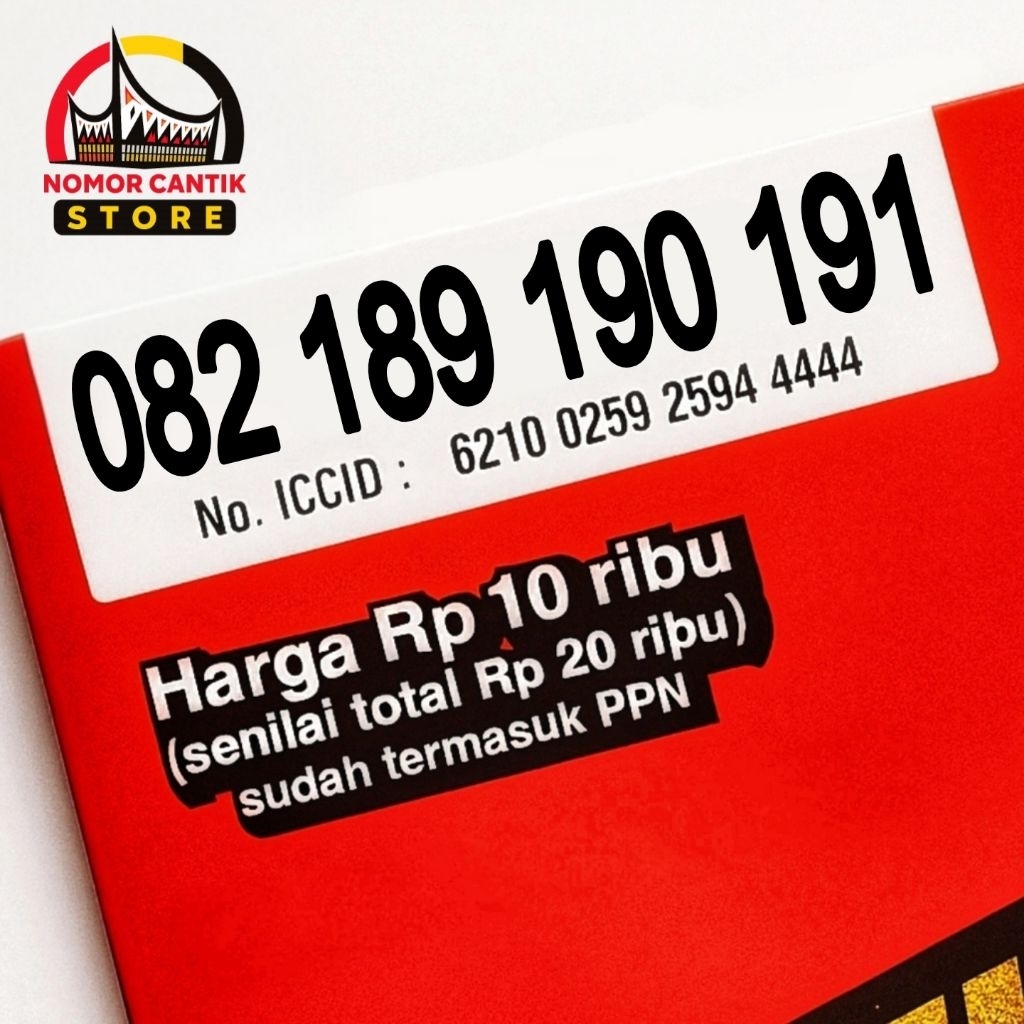 Kartu perdana Nomor Cantik Telkomsel Simpati Seri naik 189 190 191