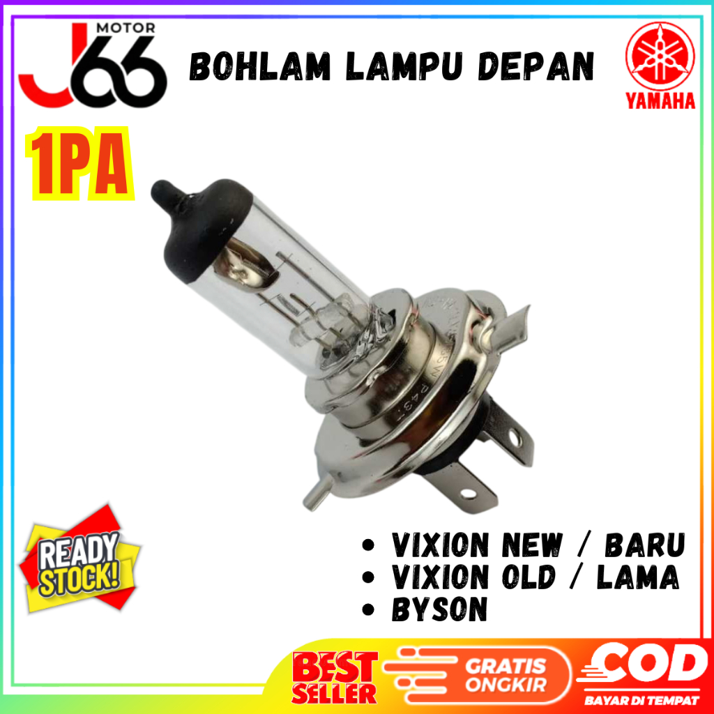 Bohlam Vixion Depan - Bohlam Lampu Depan Yamaha Vixion - 1PA Asli