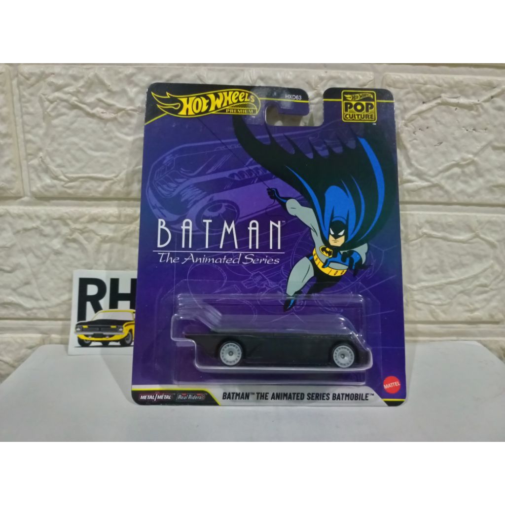 Hot Wheels Batman The Animated series Batmobile Premium ban karet