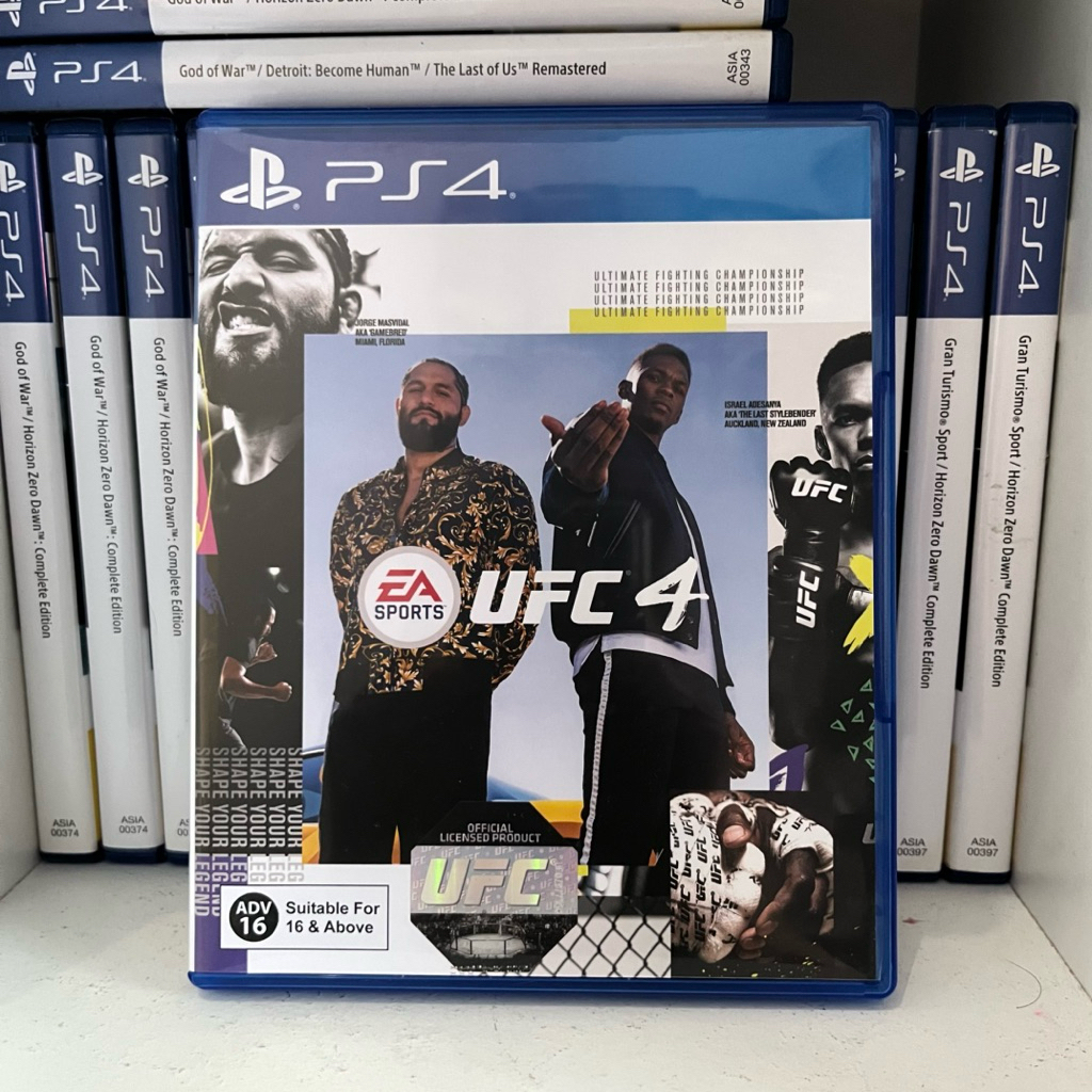 ufc 4 ps4 disc playstation4 kaset ps bd ufc4