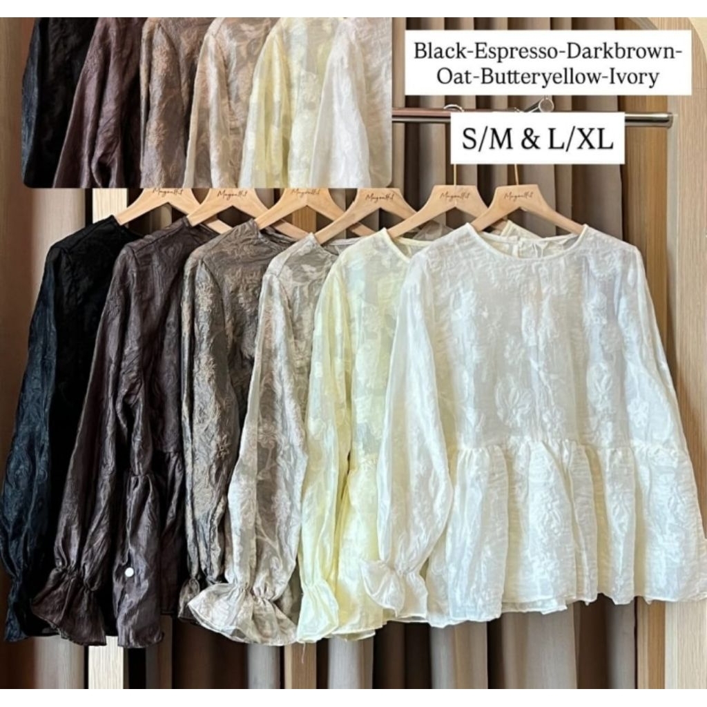 Zhara Blouse Mayoutfit (Atasan Saja) | Raya Collection Mayoutfit | Baju Lebaran | Baju Lebaran Murah