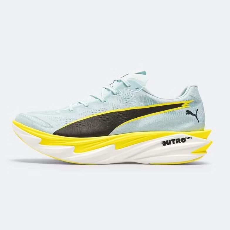 Puma Sepatu Running Deviate Nitro Elite 4 - Fresh Water/Lemon Crush