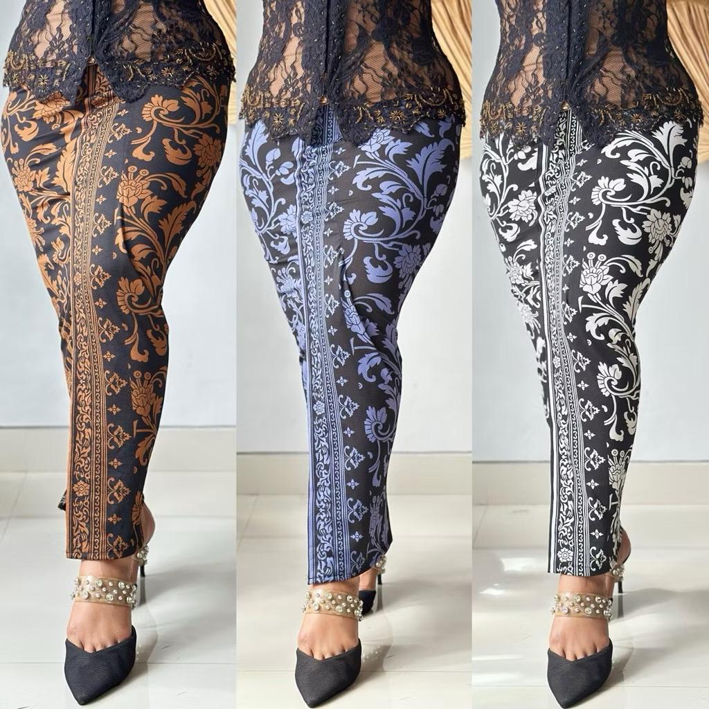 Rok Sepan Batik Terbaru Slim Fit Ngepas Badan Rok Span Pramugari Melar Moscrep Strait Motif Songket 