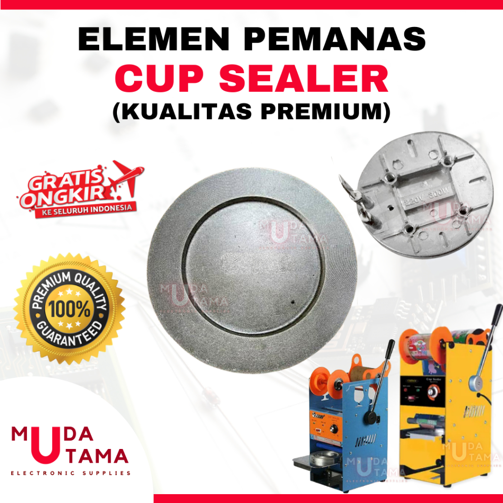 ELEMEN PEMANAS MESIN CUP SEALER BAGUS - ELEMENT HEATER - ELEMEN PEMANAS CUP SEALER - ELEMEN PEMANAS 