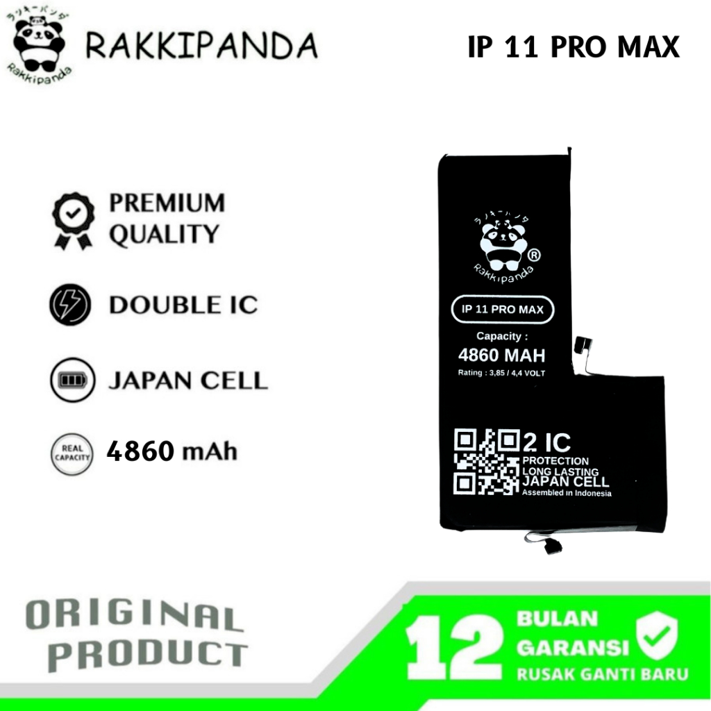 RakkiPanda - Ip 11 Pro Max Batre Batrai Baterai