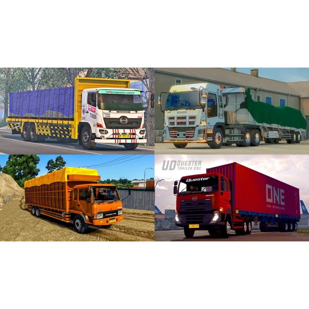 PAKET LENGKAP TRUCK ETS2 NUANSA INDONESIA