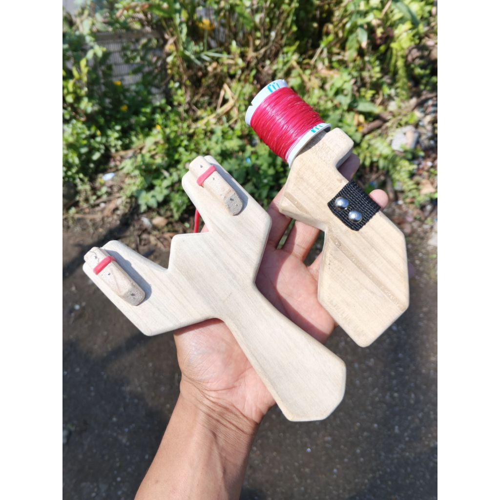 ketapel Paser ikan set lengkap kerajinan kayu