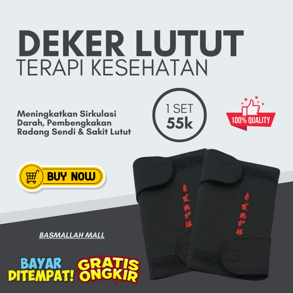 Deker Lutut Alat Terapi Lutut Magnetik Terapi Sendi Pemanas Nyeri Lutut Dengkul Kaki GRATIS ONGKIR
