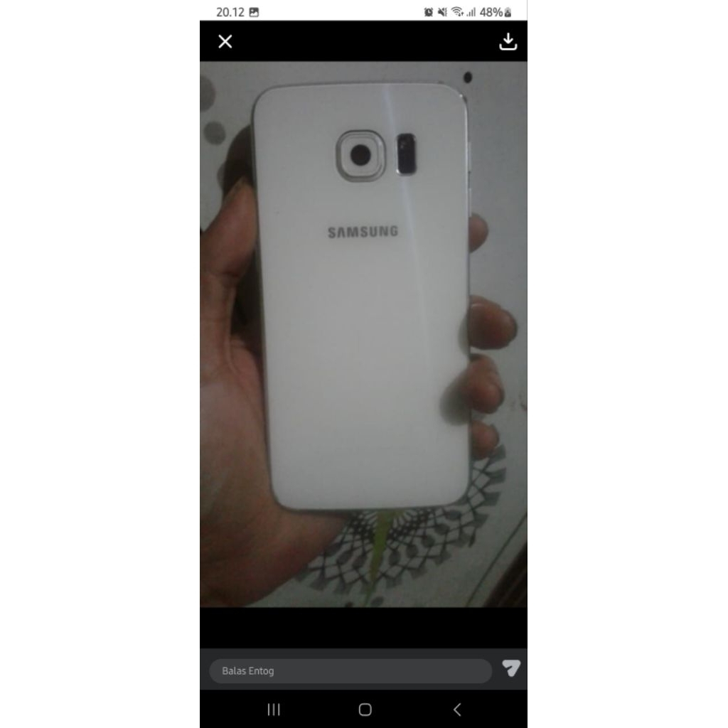 lcd samsung S6 edge copotan