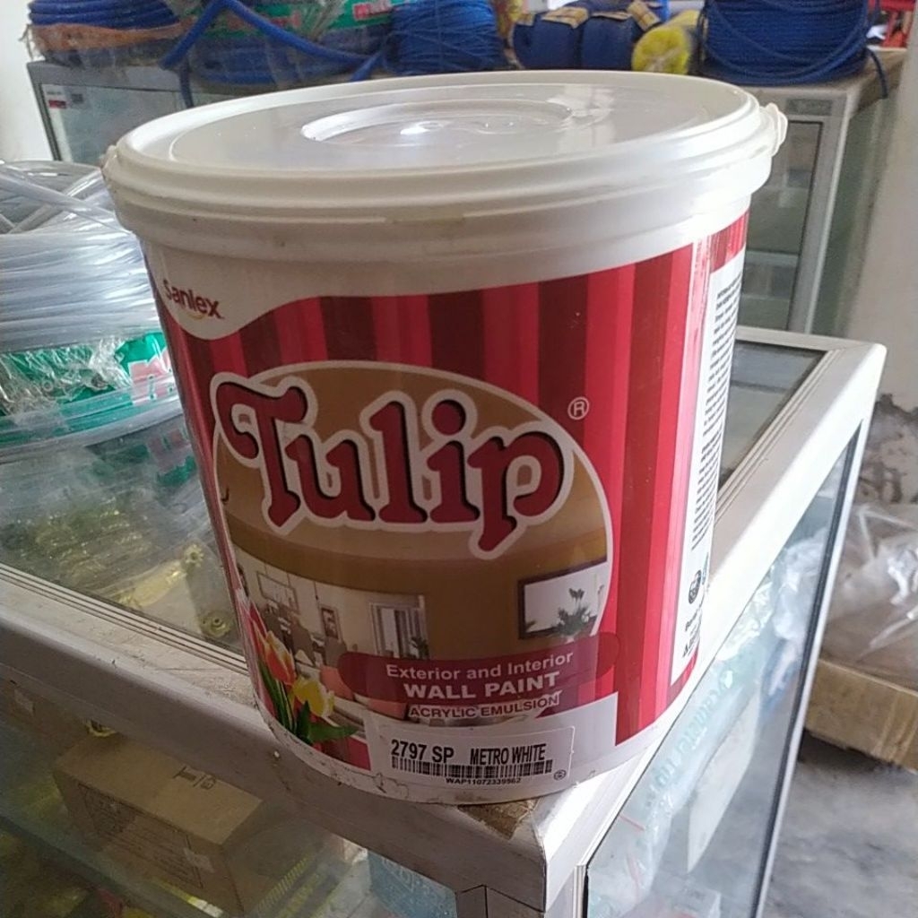 Cat Tembok Tulip 5 kg Warna Putri Salju/Metro White