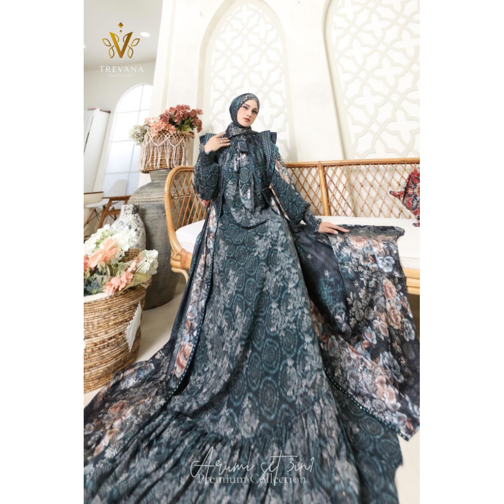 (COD) New Gamis Syari Arumi Series by Trevana