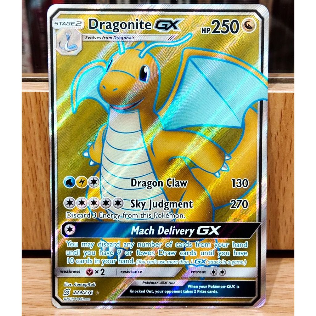 Pokemon TCG Dragonite GX FA unified minds English