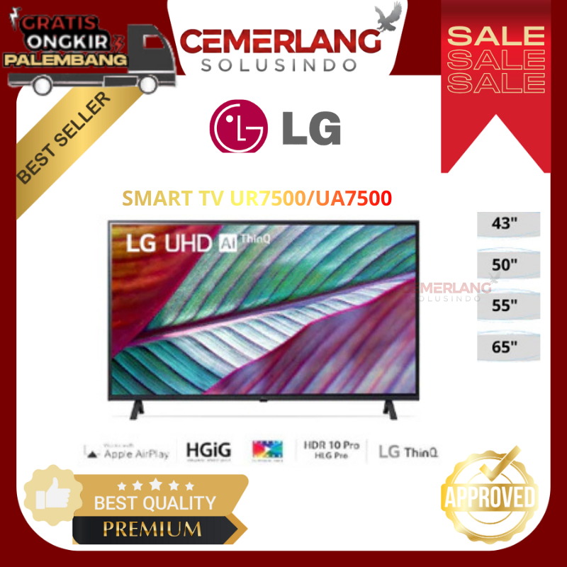 TV LED LG Smart 43UA7500/ 50UA7500 / 55UR/UA7500/ 65UR/UA7500 - 43 - 65 Inch Smart TV UHD 4K LG