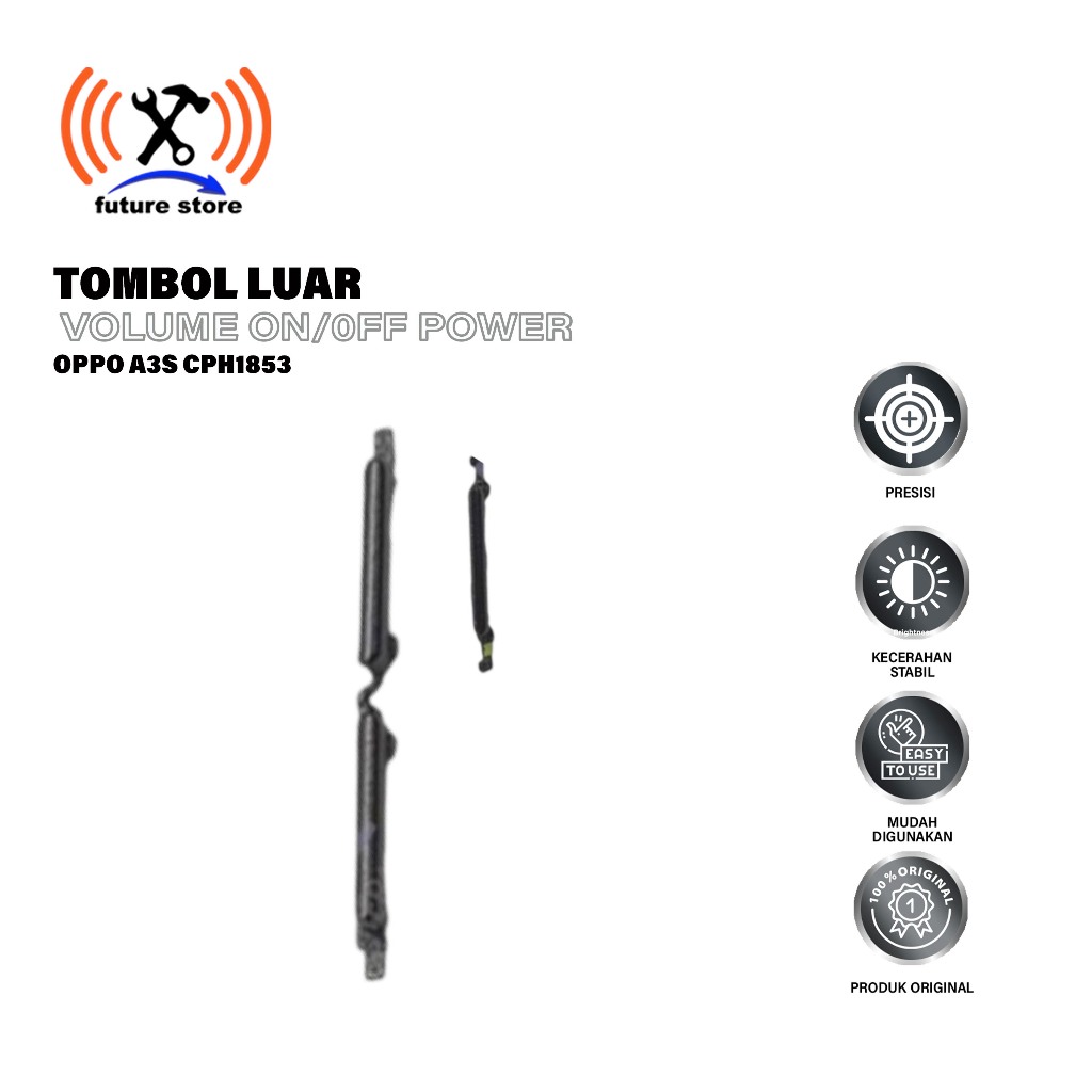 TOMBOL LUAR POWER ON/OFF VOLUME UNTUK HP OPPO A31 2020 - SPAREPART HP