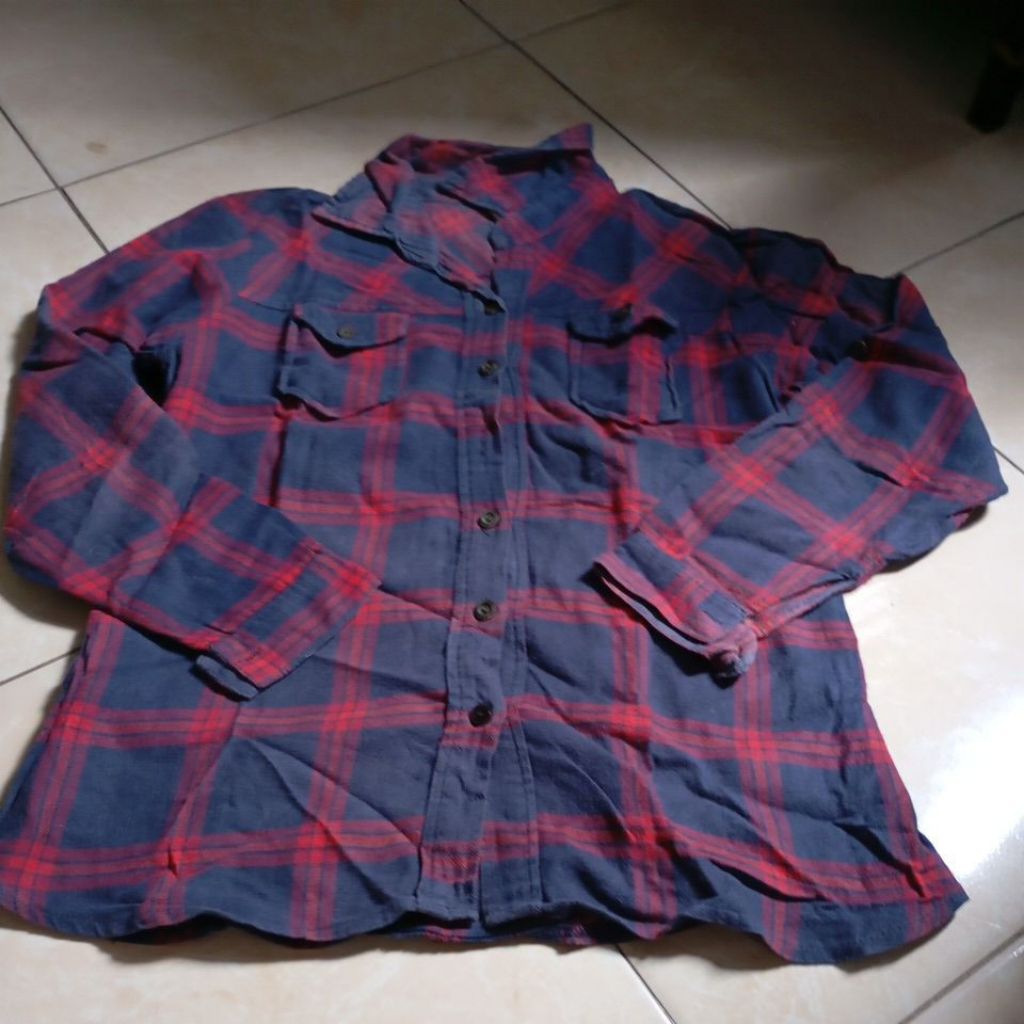 kameja cewek flanel brand efiry