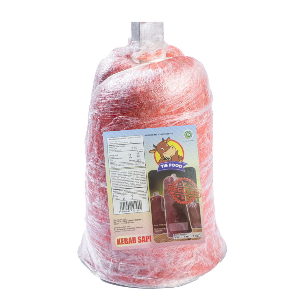 daging kebab tisfood reguler 2 kilogram plus tiang