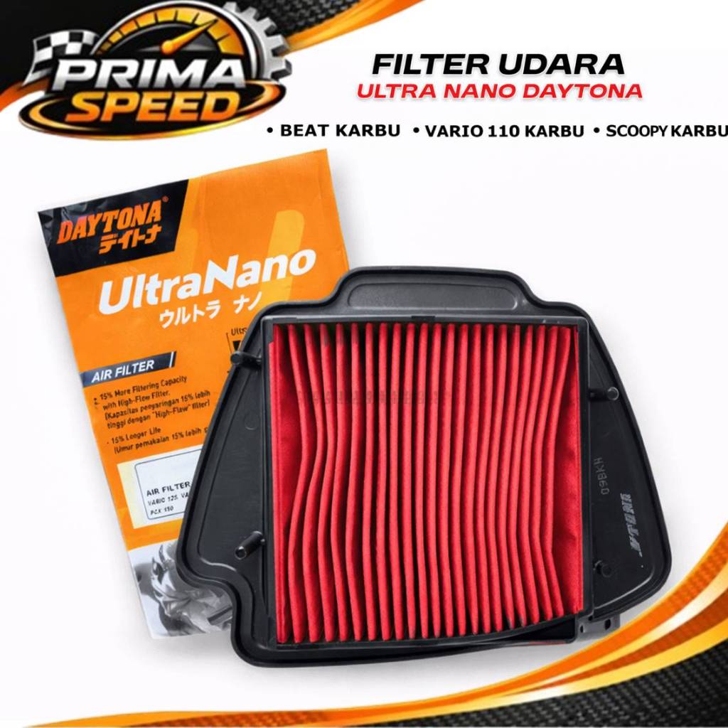 VARIO 110 KARBU-FILTER UDARA DAYTONA Vario Karbu KVB - Vario 110 Karbu