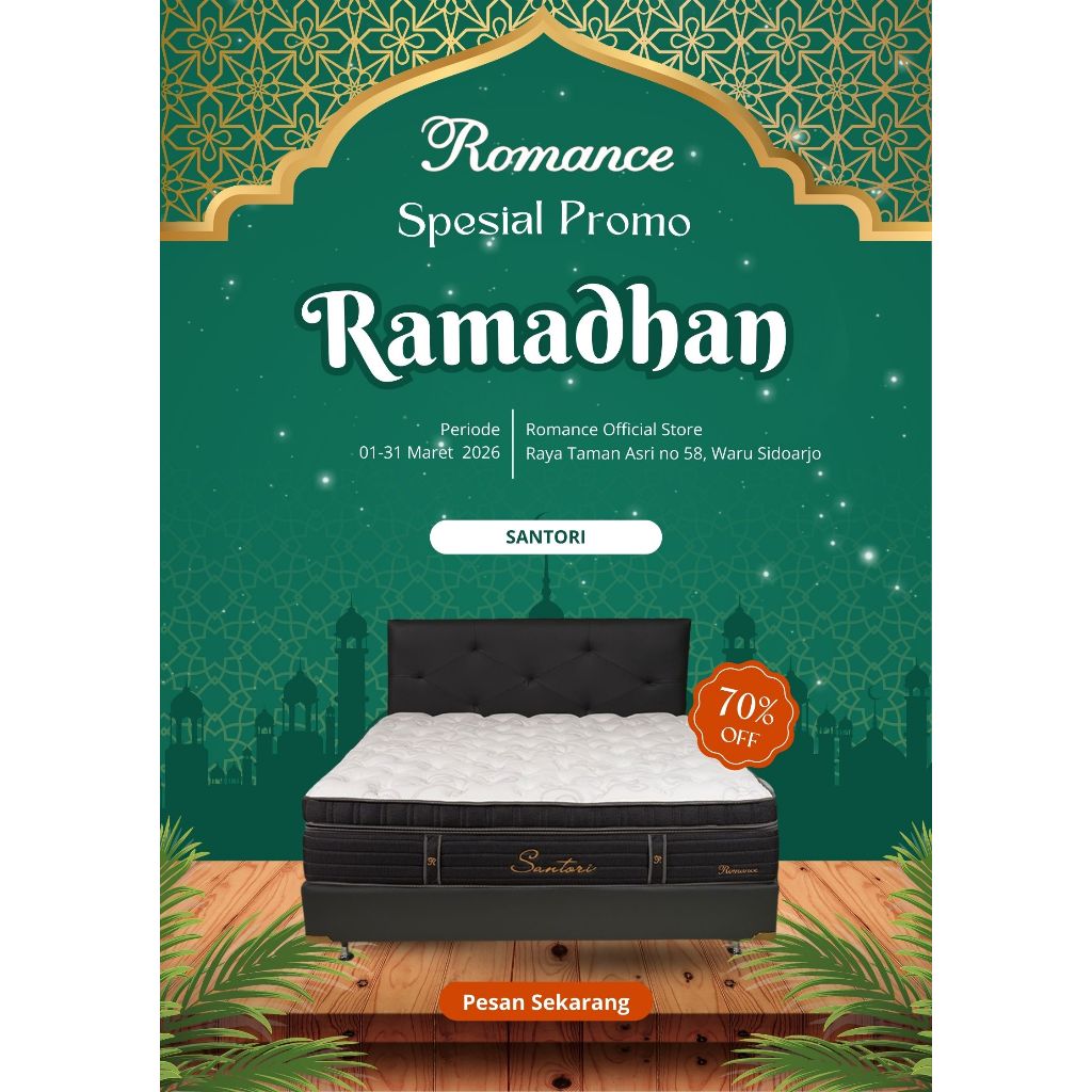 Romance Springbed - Kasur Hotel Latex Santori