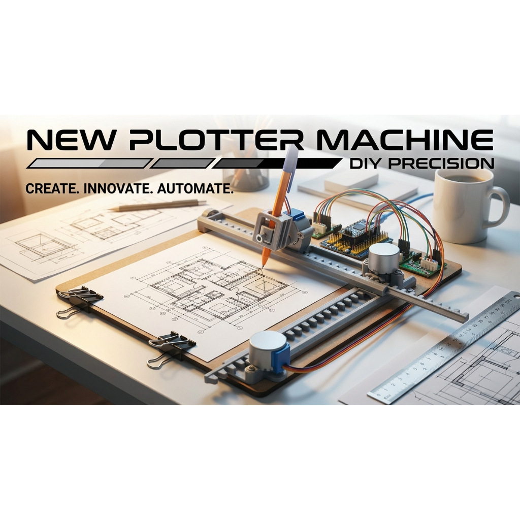 CASE Simple CNC plotter Drawing Machine/Hanya case saja/print 3d