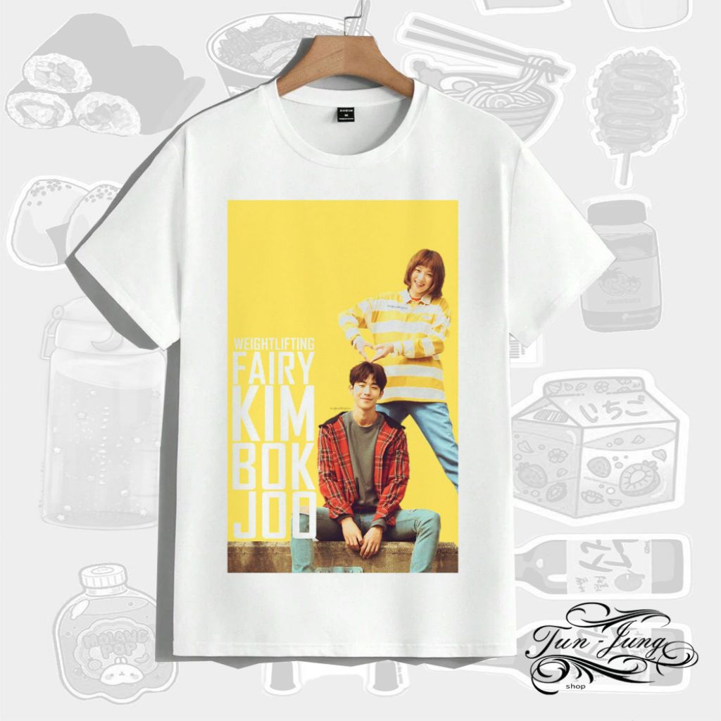 Kaos Wanita Unisex sablon Jumbo tema drakor Kim Bok Joo