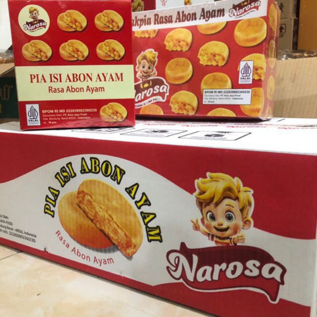 Bakpia Rasa Abon Ayam Narosa per pcs