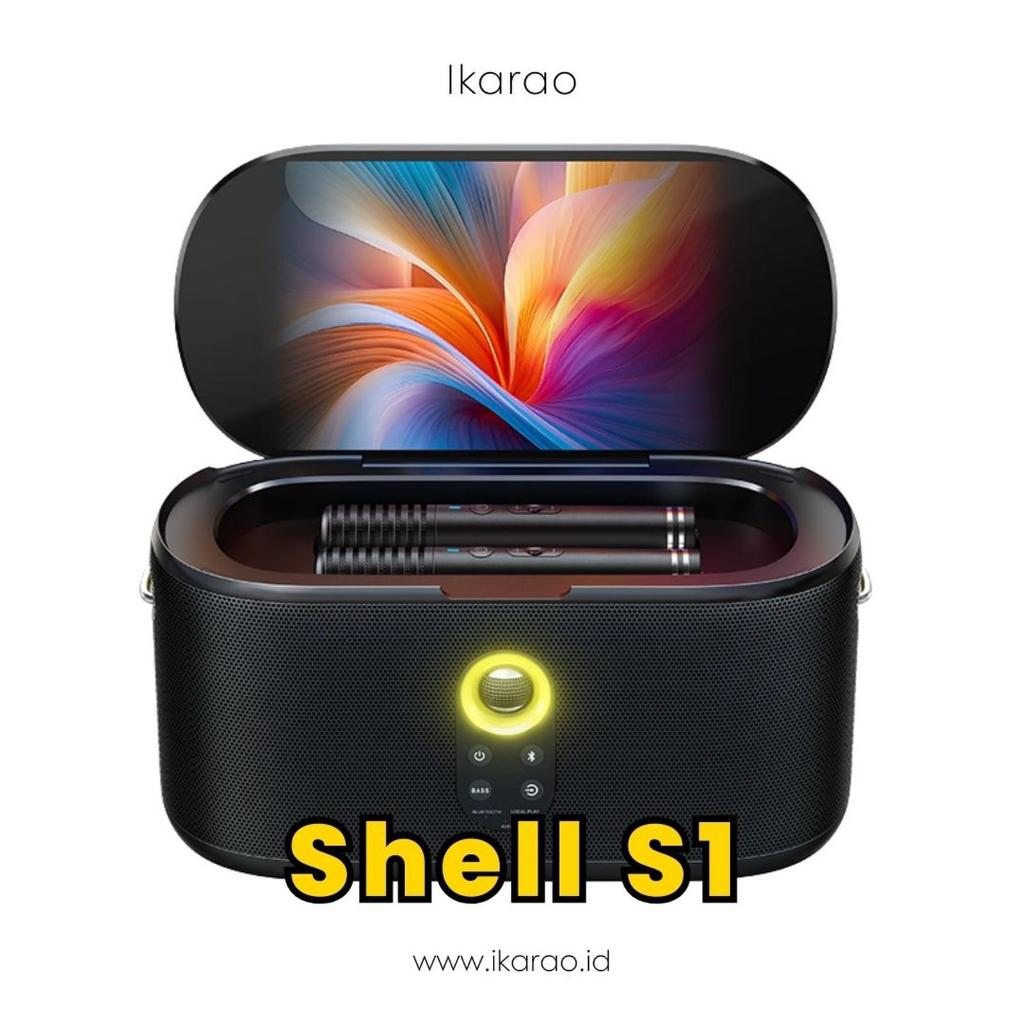 [PROMO] SHELL S1 IKARAO – Portable Smart Karaoke Speaker Android + Layar Sentuh + Mic Bluetooth & Wi