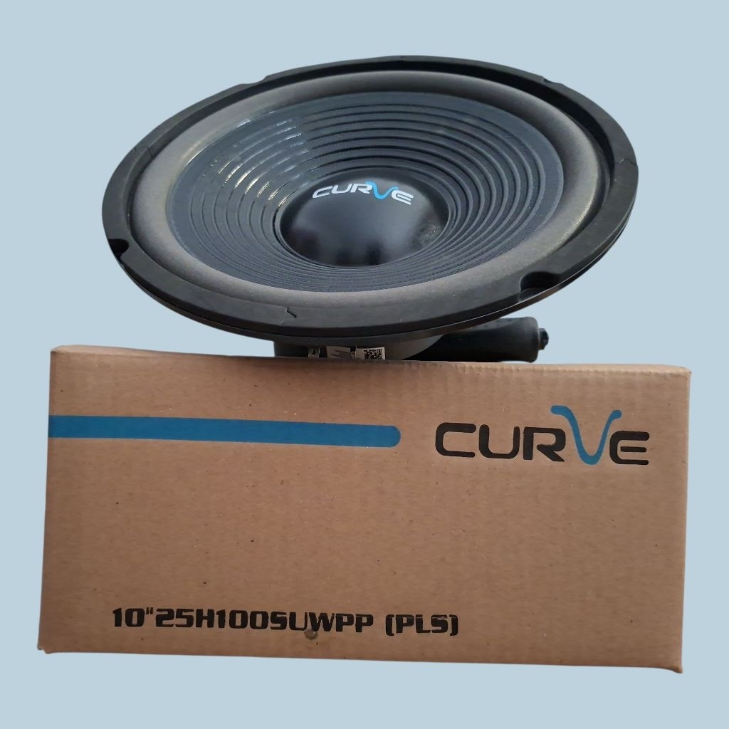 Speaker Woofer 10 Inch CURVE 25H100SUWPP - Desain Bass Kuat, Daya Maksimal 300 Watt, Impedansi 8 Ohm