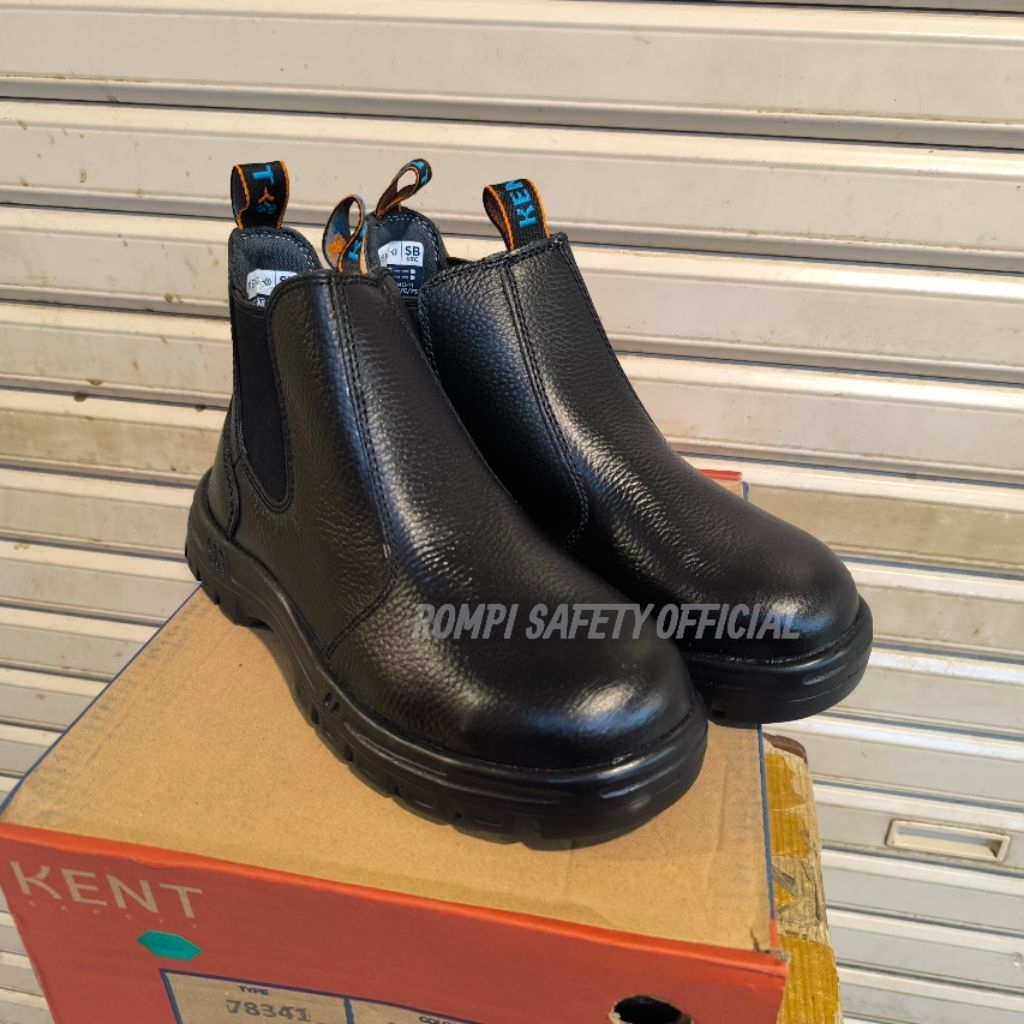 SEPATU SAFETY KENT MOLUCAS 78341 WARNA HITAM - KENT MOLUCAS - 78341 - SAFETY SHOES KENT