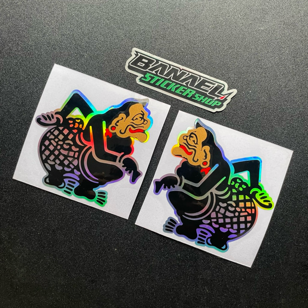 Sticker Stiker Wayang Semar Cutting