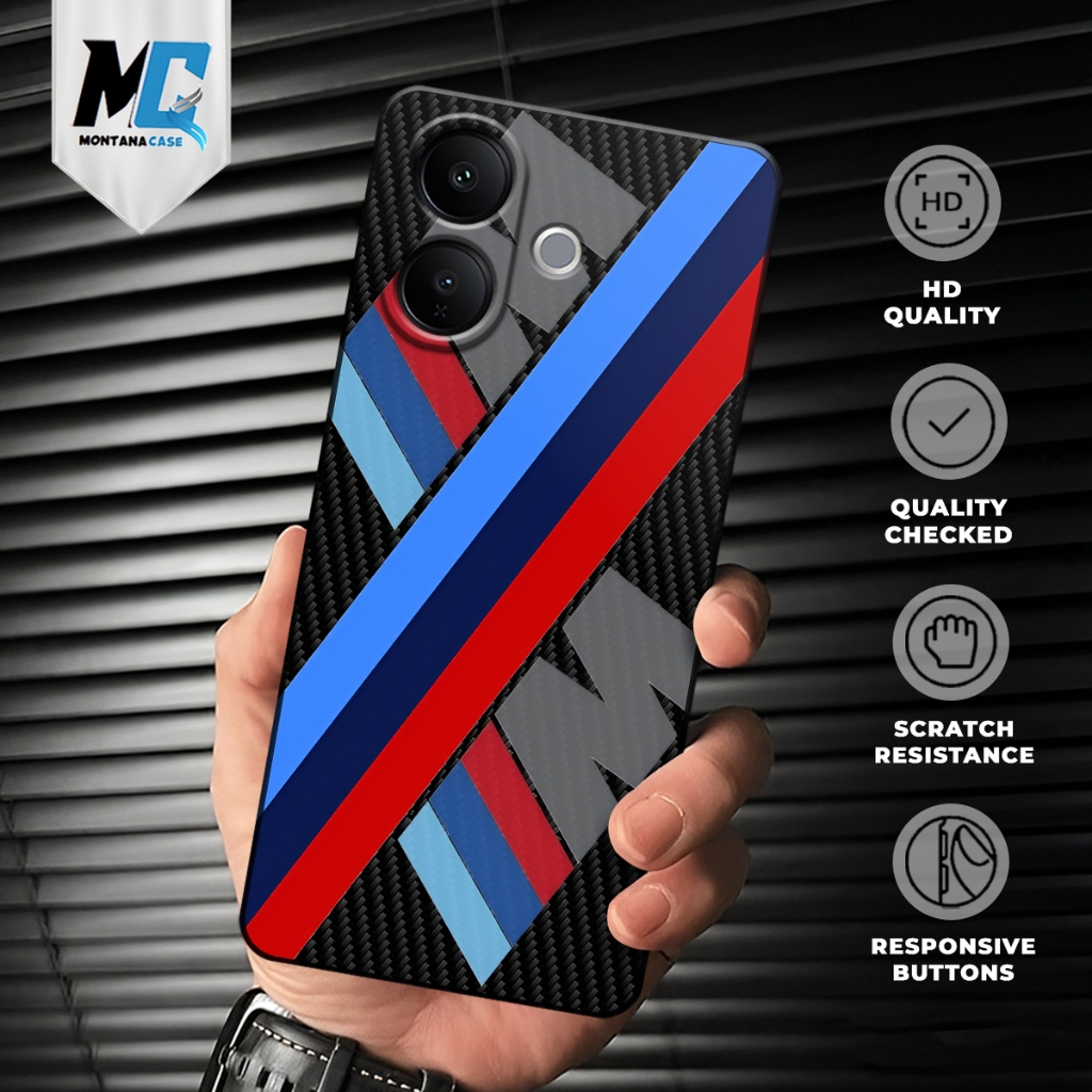 MONTANA CASE | SOFTCASE PONSEL IQOO Z10R 5G FULL COVER MOTIF BMW PRINTABLE BISA CUSTOM GAMBAR | CASE