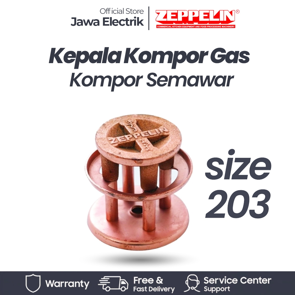 Kepala Kompor Gas Semawar Zeppelin 203