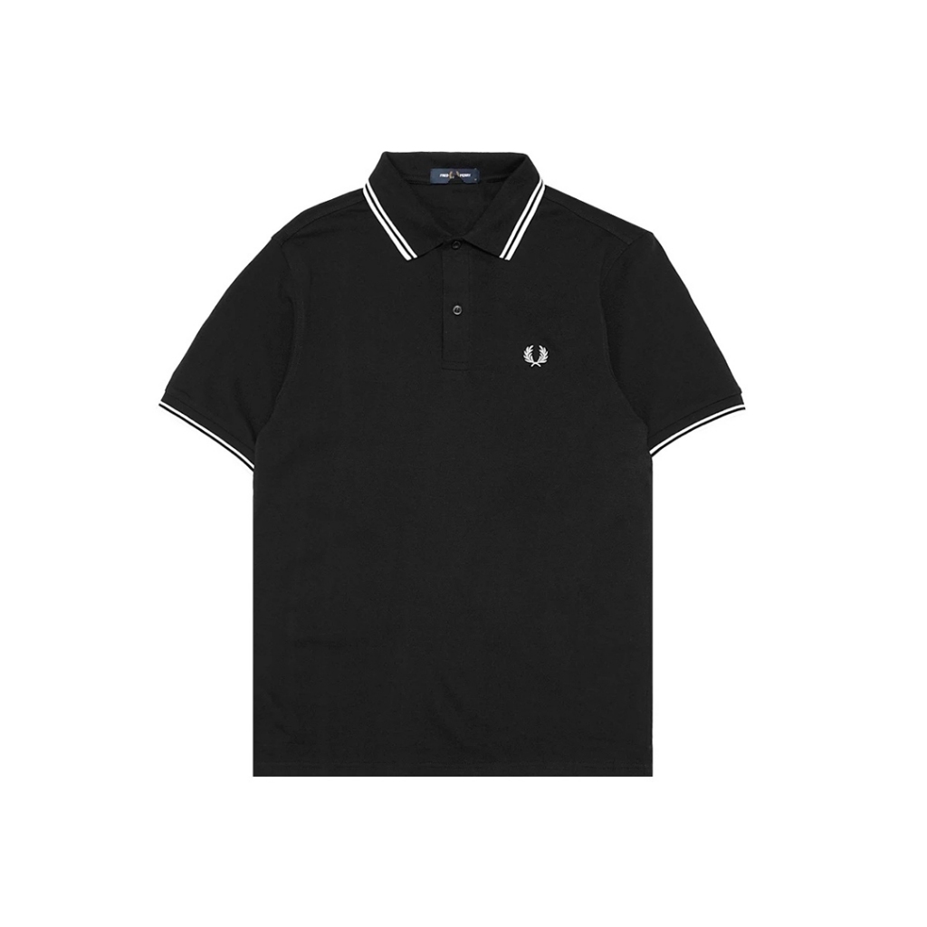 FPR Twin Tipped Polo Shirt - Hitam strip putih