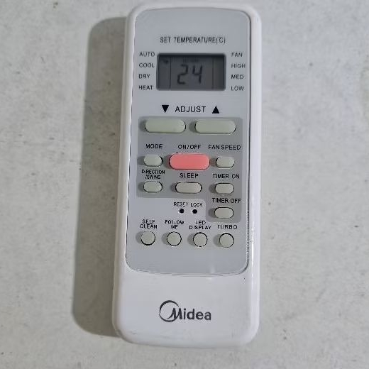 REMOT AC MIDEA R51119/R51M/E ORIGINAL ASLI