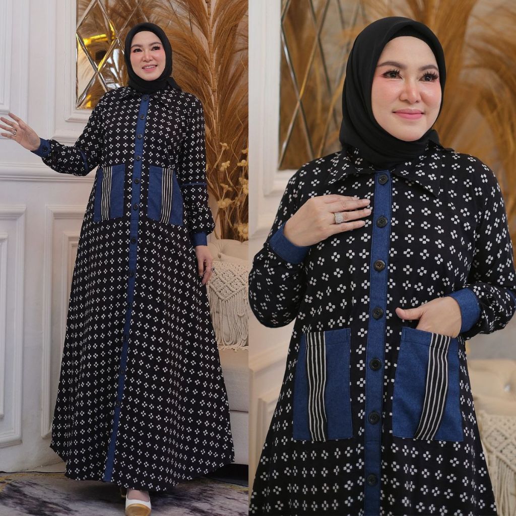 Gamis Batik Katun Premium / Nayara Dress / Gamis Pesta / Gamis Kondangan / Gamis Jumbo / Gamis Batik