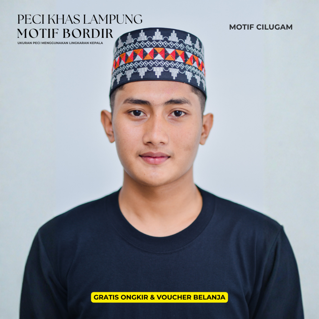 PECI BORDIR LAMPUNG MOTIF CILUGAM -PECI ADAT LAMPUNG -PECI KHAS LAMPUNG - PECI OLEH OLEH LAMPUNG -LA