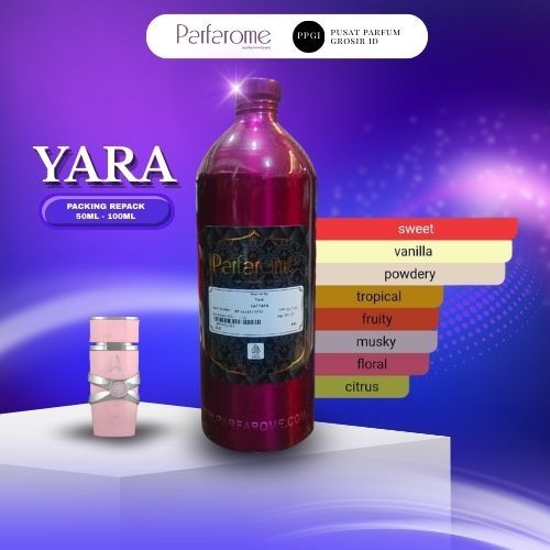 YARA LATTAFA BIBIT PARFUM MURNI 100 ML PRODUK PARFAROME ( PREMIUM )